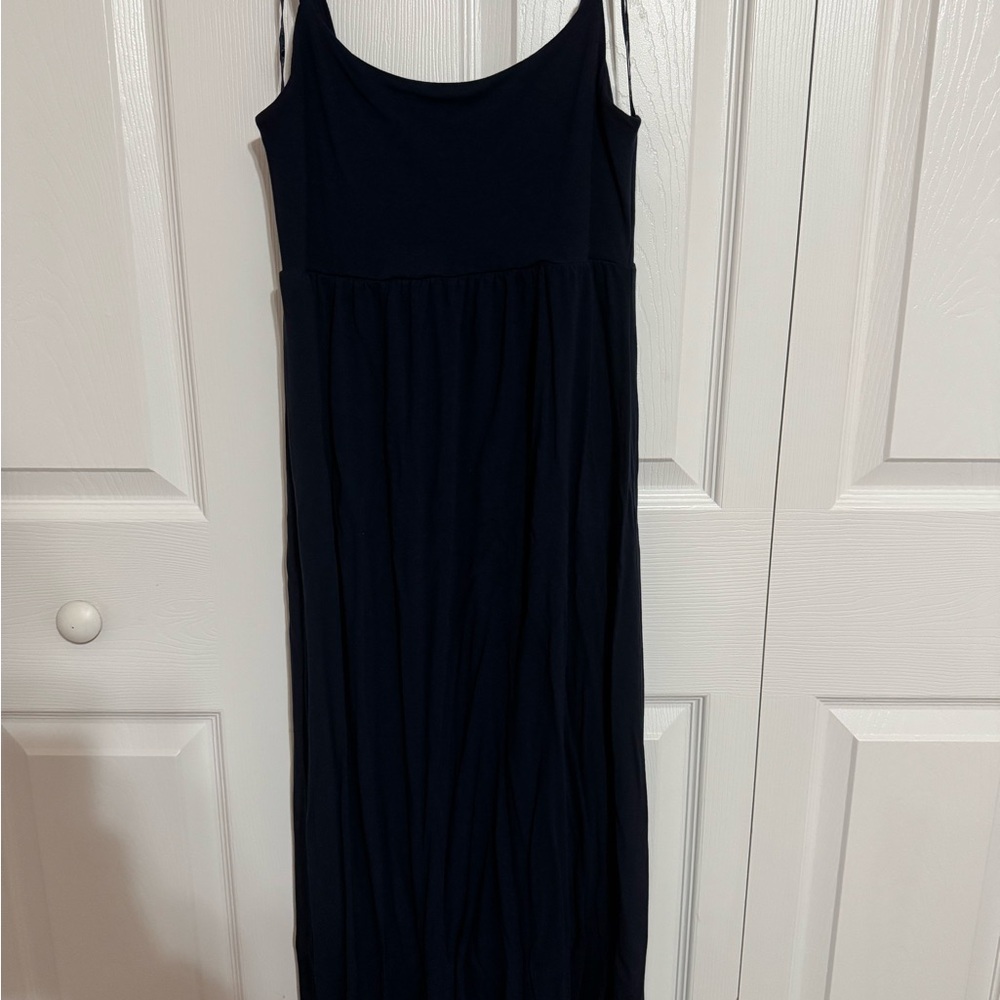 Old Navy Navy Blue Spaghetti Strap Maxi Dress – Size Small